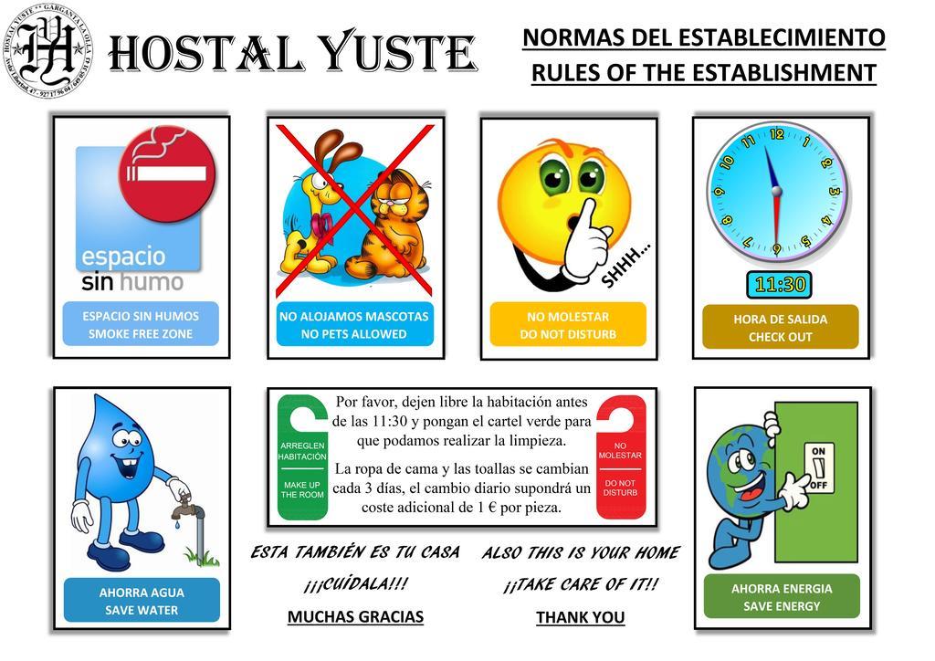 Hostal Yuste Garganta la Olla Kültér fotó